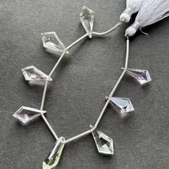 MIXクォーツ•ファセットカット１連