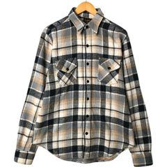 古着 80~90年代 シアーズ Sears SPORTSWEAR 長袖 ヘビーネルチェックシャツ メンズL相当 ヴィンテージ/eaa541016