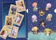 [중고] 클리어 파일 집합 A4 클리어 파일 2장 세트 [Fate/Grand Order - 절대 마수 전선 바빌로니아- Limited Cafe]