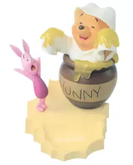 【中古】フィギュア プーさん＆ピグレット 「一番くじ ディズニーキャラクターズ～ビックリ!ドッキリ!サプライズパーティー!～」 B賞 くまのプーさん サプライズフィギュア