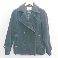 ◇ ⊇ Ungrid アングリッド ウール系 長袖 トレンチコート サイズS ブラック系 レディース E  【1409100051865】