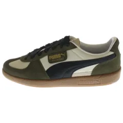 PUMA (プーマ) PALERMO OG パレルモ OG スウェードローカットスニーカー カーキ/ホワイト US9/27cm 383011-12