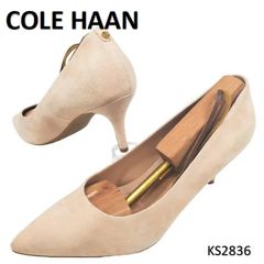 ジミーチュウ　JC　ロゴ　ポインテッドトゥ　EU38　レザー　本革　ホワイト ジミーチュウ JC ロゴ ポインテッドトゥ EU38 レザー 本革