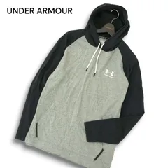 UNDER ARMOUR アンダーアーマー 春夏 heatgear★ ラグラン切替 長袖 プルオーバー パーカー Sz.XL　メンズ トレーニング