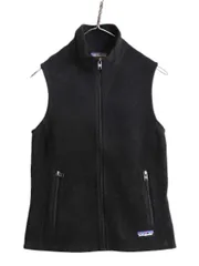 【お得なクーポン配布中!】 パタゴニア シンチラ フリース ベスト レディース XS / 古着 16年製 Patagonia アウトドア フルジップ 重ね着 前開き ハイネック ブラック