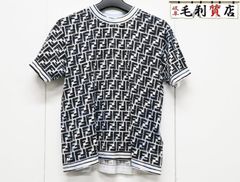 フェンディ FENDI サイズM FS7254 AFLW フロントロゴパッチTシャツ  