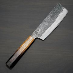 【堺孝行】江戸型菜切 180mm 青二鋼 焔 紅蓮 堺鍛冶師 土井逸夫作 送料無料 ギフトラッピング対応 1186