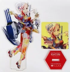 【中古】グッズセット マサチューセッツ アクリルスタンドセット 「艦隊これくしょん～艦これ～ カレー機関 19th Sequence 東京秋刀魚祭りDX」 コースメニュー注文特典