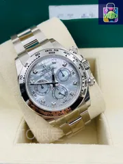 ご購入大歓迎です Rolex ロレックス デイトナ 時計／ホワイトゴールドのマザーオブパールプレート 116509-0064 自動巻き
