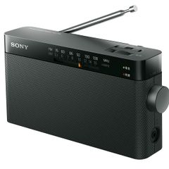 【在庫処分】ソニー ハンディーポータブルラジオ ICF-306 : FM/AM/ワイドFM対応 ブラック ICF-306 B