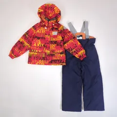 ジュニア スキーウェア 上下セット RES53003 レッド 110cmのサムネイル