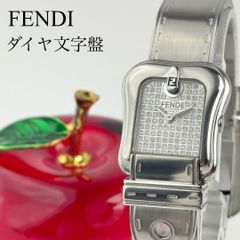 新品ベルト】587 フェンディ シェル文字盤 Fロゴ クォーツ レディース