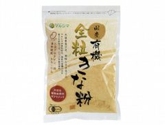 j002570-ju　国産有機全粒きな粉  100g 【マルシマ】※14営業日以内に発送