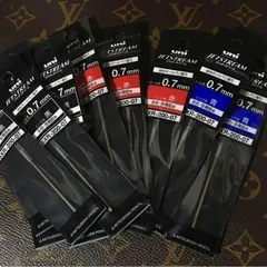 ジェットストリーム  替芯 0.7mm SXR-200-07【10本】黒5本・赤3本・青2本