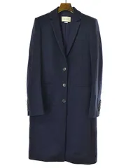 GUCCI グッチ 17AW ウールシングルチェスターコート ネイビー 44のサムネイル
