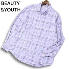 BEAUTY&YOUTH ユナイテッドアローズ ドライ★ アムンゼン 長袖 チェック レギュラー フォルム シャツ Sz.S メンズ