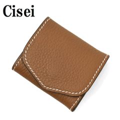 シセイ Cisei P1025 LD MARRONE チセイ コインケース 小銭入れ ミニ 財布 ウォレット レザー メンズ マルーン