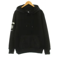 アンダーカバー UNDERCOVER THE NORTH FACE SOUKUU DOTKNIT DOUBLE HOODIE パーカー フーディー ドット ロゴ 長袖 S 黒 ブラック NS2C4802 /DK