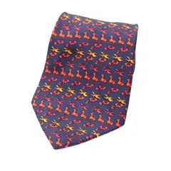 サルバトーレフェラガモ シルク ネクタイ 中古 ABランク Salvatore