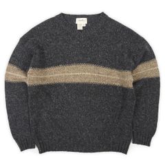 エディーバウアー Eddie Bauer 90s 90年代 Vネック ウールニット 白タグ USA製 アメリカ製 セーター (-1321) チャコールグレー M Qxt5LtDBVK5AY47xc2bjpB.jpg@jpg