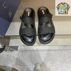 Dior ディオール H-Town シリーズ Oblique 厚底スリッパ03-MB90