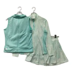 中古 レディース アディダス adidas コーディネートセット M 《訳あり上下サイズ違い》初ラウンド コースデビュー 春夏秋