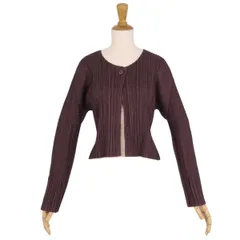 極美品 プリーツプリーズ イッセイミヤケ PLEATS PLEASE カーディガのサムネイル