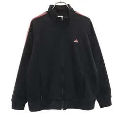 adidas アディダス トラックジャケット L ブラック ジャージ レディース 古着