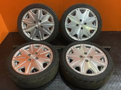 【FINALIST 595 EVO 165/50R15】夏タイヤ【WORK ワーク VARIANZA 15インチ 5J4HPCD100+45】バリ溝 アルト コペン ムーヴ等　(KTO188)