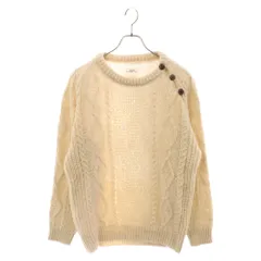 VISVIM (ヴィスヴィム) 20AW BOLLARD CREW KNIT ボラード クルーネック ニット 長袖セーター アイボリー 0120205012005のサムネイル