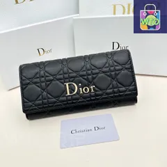 【今日特価】Dior ディオール 最新人気ウォレット 輸入小牛皮で仕上げ精美刺繍細かい作り