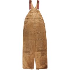 古着 カーハート Carhartt ダブルニー ダック オーバーオール メンズw33相当 ヴィンテージ/evb029471