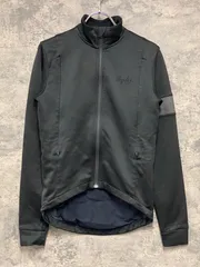 JC652 ラファ Rapha WINTER JERSEY 長袖 サイクルジャージ 黒 XS 裏起毛 ※スレ