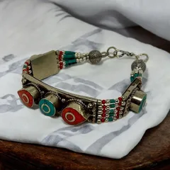 ブレスレット バングル ターコイズ 赤 ネイティブ インディアン ジュエリー アクセサリー ビンテージ 50s ~ 60s 70s 80s 90S ナバホ族 サントドミンゴ族 天然石 メンズ レディス 一点物 アンティーク Q  1000 p20/