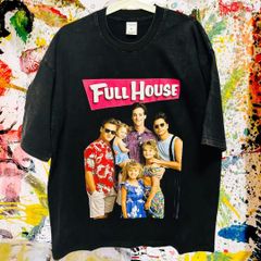 フルハウス レトロ 海外ドラマ メンズ Tシャツ 半袖 FULL HOUSE フルハウスTシャツ アメリカドラマTシャツ 90sドラマTシャツ シットコムTシャツ ヴィンテージTシャツ オルセン姉妹 家族コメディ サンフランシスコ 海外ドラマ 90年代