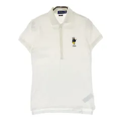 サイズ：S POLOGOLF ラルフローレン ポロゴルフ 2023年モデル 半袖ポロシャツ ベア刺繍 ホワイト系 [240101280284]# ゴルフウェア メンズ ストスト