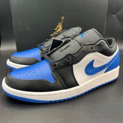 新品 27cm Nike Air Jordan 1 Low "Black/White/Royal Blue" ナイキ エアジョーダン1 ロー "ブラック/ホワイト/ロイヤルブルー" 553558-140 スニーカー