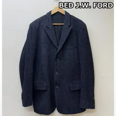 BED j.w. FORD 25 AW ダブル テーラード 新品未使用 タグ付き BED J.W. FORD/ベッドフォード】Cotton-Wool Double-Breasted