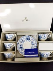 NARUMI ナルミ カップ・ソーサー ティー椀皿セット ミラノ ボーンチャイナ 5客 