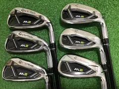 【中古】 テーラーメイド M2(2017)  6S アイアンセット IR TM7-217 (フレックスR) メンズ 男性用 右利き 右用 Cランク ゴルフクラブ