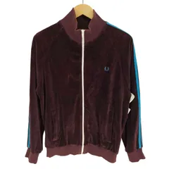 フレッドペリー FRED PERRY Velvet Track Top Light Jacket ベルベット トラック トップ ライト ジャケット メンズ import：S のサムネイル