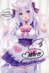 イラスト キャンバスアート 直筆サイン入り　茶乃ひより 茶乃ひより 直筆サイン - メルカリ