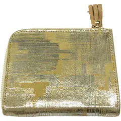 POMTATA ポンタタ GINKAGAMI L-ZIP SHORT WALLET Lジップウォレット  ベージュ シルバー系のサムネイル