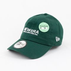 【ニューエラ正規品】ニューエラ NEW ERA® 帽子 カジュアルクラシック The Origin Strap Logo ダークグリーン(商品番号：14307360)