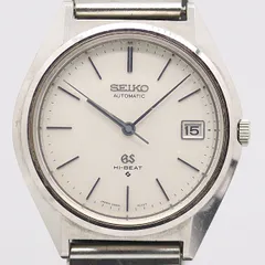 デットストック級 稼働 良品 セイコーグランドセイコー 5645-7010 AT シルバー文字盤 メンズ腕時計 0326700 7PRT KMRABC 16350