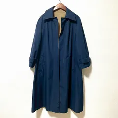 #anc アクアスキュータム Aquascutum コート 紺 ベージュ リバーシブル ロング レディース [972958]のサムネイル