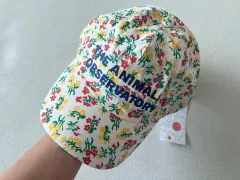 タオ アイボリー フラワー 帽子