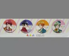 【中古】バッジ・ピンズ 佐久間咲也/碓氷真澄/皇天馬/瑠璃川幸 缶バッジセット 「A3!(エースリー)×animatecafe」