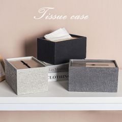ティッシュケース おしゃれ ティッシュボックス かわいい 高級 ブラック ホワイト グレー ゴールド シルバー 重厚 スタイリッシュ セメント コンクリ 雑貨 インテリア 北欧 韓国 黒 白 ステンレス モダン 雑貨 ティッシュ入れ ティッシュ カバー
