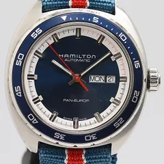 最終値下げ❗️HAMILTON ハミルトン パンユーロ　復刻モデル スイス製 H35425730 アメリカンクラシック パンユーロ デイデイト オート
